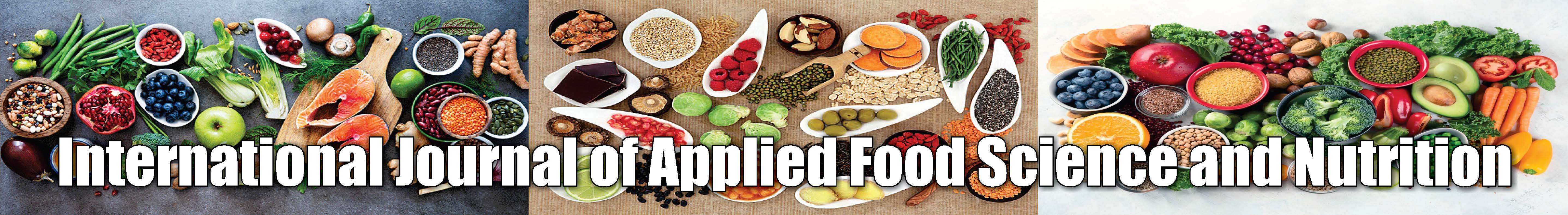 International Journal of Applied Food Science and Nutrition